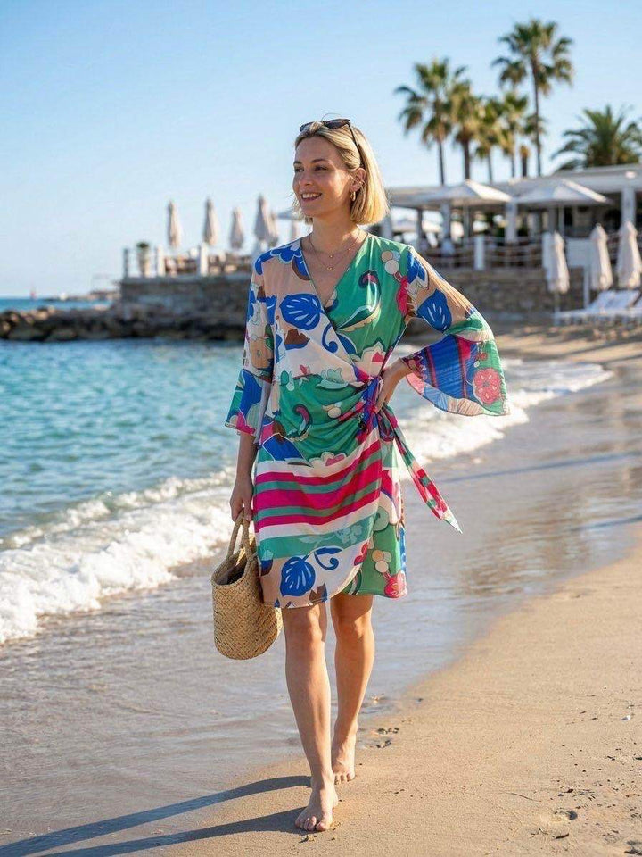 Milana - Short Wrap Dress