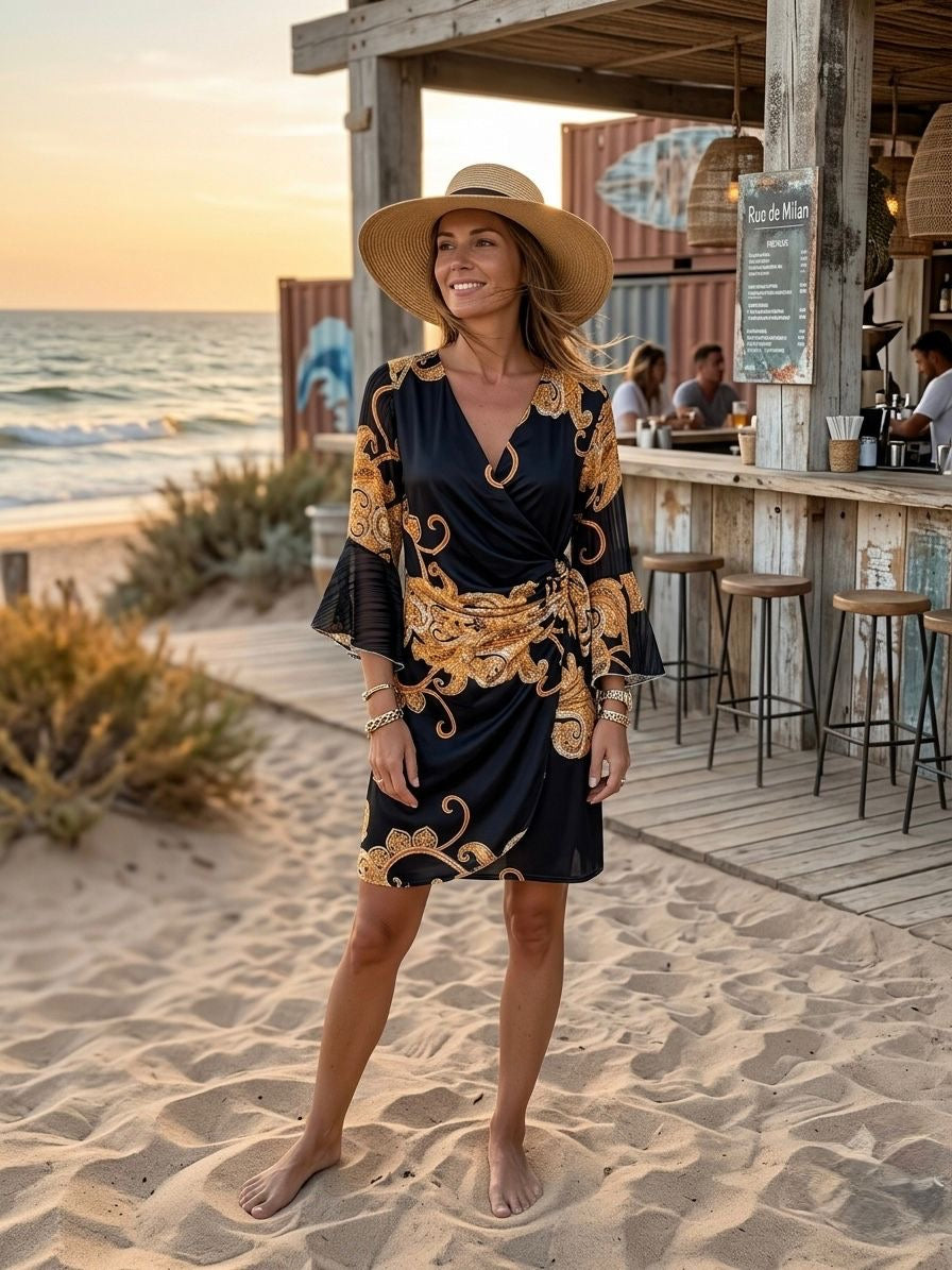 Milana - Short Wrap Dress
